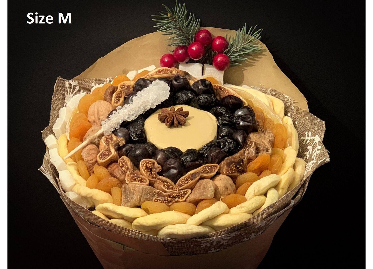 Dried fruits bouquet "Tea Time"